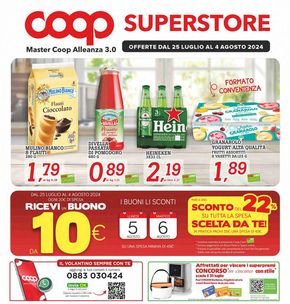Offerte di Iper e super a Altamura | Le migliori offerte in Superstore Coop | 25/7/2024 - 4/8/2024