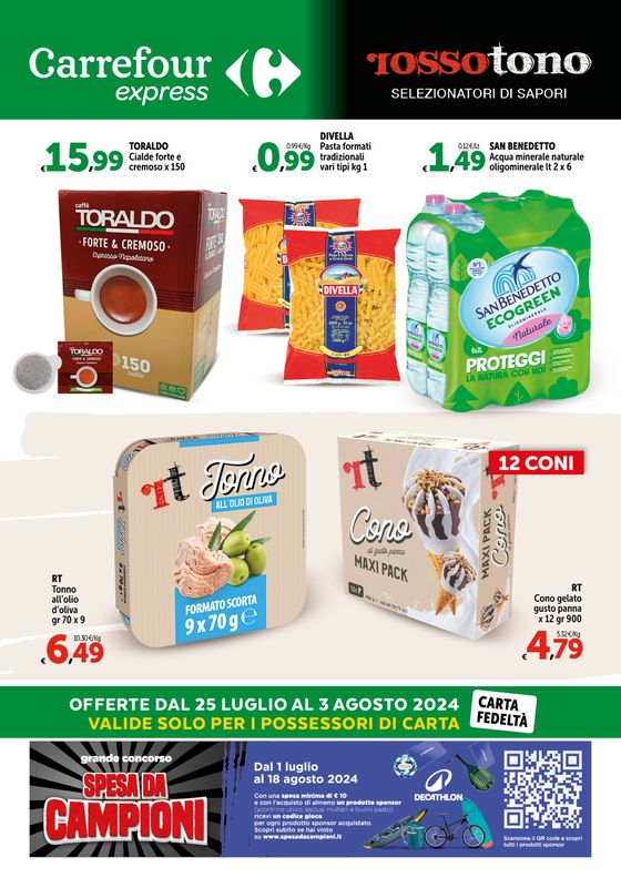 Volantino Costantiello supermercati | Spesa ca campioni | 25/7/2024 - 3/8/2024
