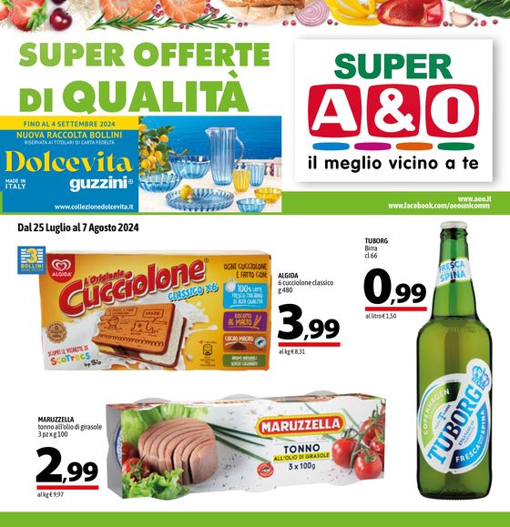 Volantino A&O a Padova | Super offerte di qualita | 25/7/2024 - 7/8/2024