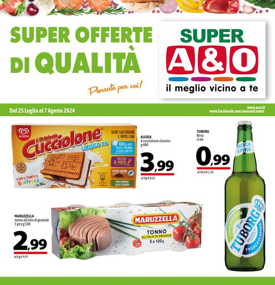 Volantino A&O a Treviso | Super offerte di qualita | 25/7/2024 - 7/8/2024