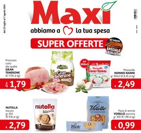 Volantino Maxì | Super offerte | 25/7/2024 - 7/8/2024