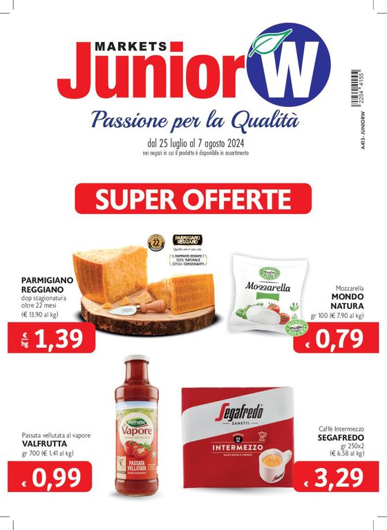 Volantino Junior W | Super offerte | 25/7/2024 - 7/8/2024