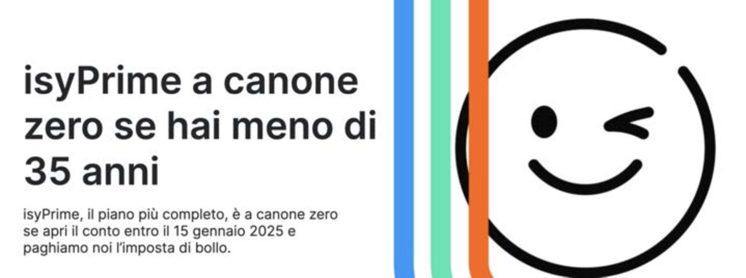 Volantino Intesa Sanpaolo a Selargius | IsyPrime a canone zero se hai meno di 35 anni | 30/7/2024 - 15/1/2025