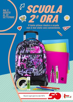 Offerte di Back to school a Cassano Magnago | Speciale scuola 2a ora! in Iper La grande i | 5/8/2024 - 22/9/2024