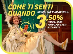 Offerte di Banche e Assicurazioni a Arsiè | 3,50% in Credem | 5/8/2024 - 30/9/2024