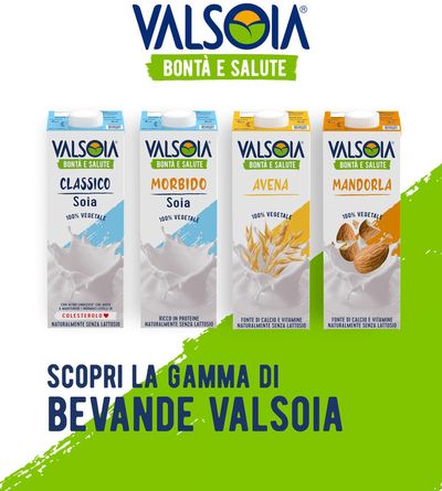 Volantino Valsoia a Valva | Scopri la gamma di bevande Valsoia | 4/9/2024 - 4/10/2024