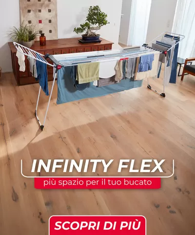 Volantino Vileda a Brunico | Infinity Flex | 25/8/2024 - 28/9/2024