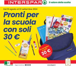 Offerte di Back to school a Selvazzano Dentro | Pronti per la scuola con solo 30 € in Interspar | 16/8/2024 - 22/9/2024