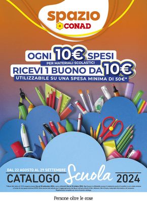 Offerte di Back to school a Misterbianco | Catalogo scuola in Spazio Conad | 22/8/2024 - 29/9/2024