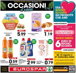 Volantino Eurospar a Vibo Valentia | Occasioni d'estate | 19/8/2024 - 29/12/2024