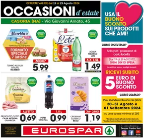 Volantino Eurospar a Casoria | Occasioni d'estate | 19/8/2024 - 29/12/2024