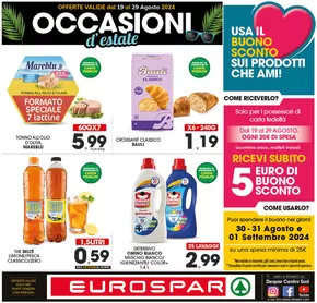 Volantino Eurospar | Occasioni d'estate | 19/8/2024 - 29/12/2024