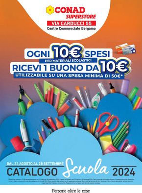 Offerte di Back to school a Caravaggio | Catalogo Scuola in Conad Superstore | 22/8/2024 - 28/9/2024