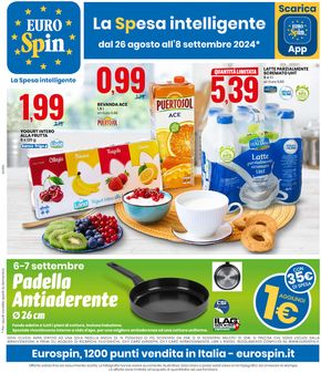 Offerte di Discount a Alcamo | SPECIALE COLAZIONE in Eurospin | 26/8/2024 - 8/9/2024