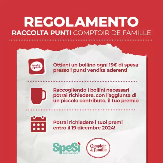 Volantino SpeSì | Raccolta punti | 23/8/2024 - 5/12/2024