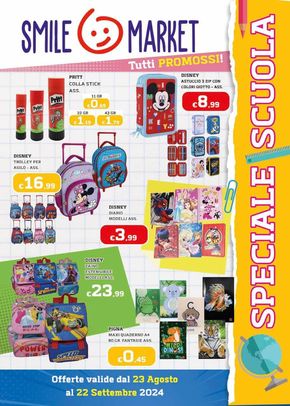 Offerte di Back to school a Parma | Speciale scuola in Smile Market | 26/8/2024 - 22/9/2024