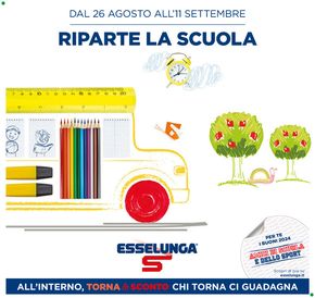 Volantino Esselunga a Carrara | Riparte la Scuola | 28/8/2024 - 11/9/2024