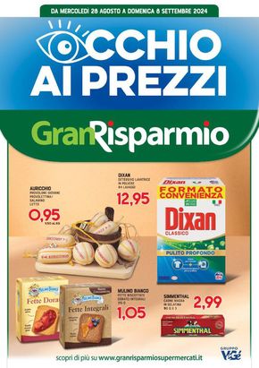 Volantino Gran Risparmio a Manfredonia | Occhio ai prezzi | 28/8/2024 - 8/9/2024