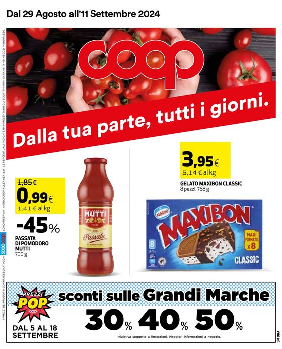 Volantino Coop a Lugo | Offerte per Te | 29/8/2024 - 11/9/2024