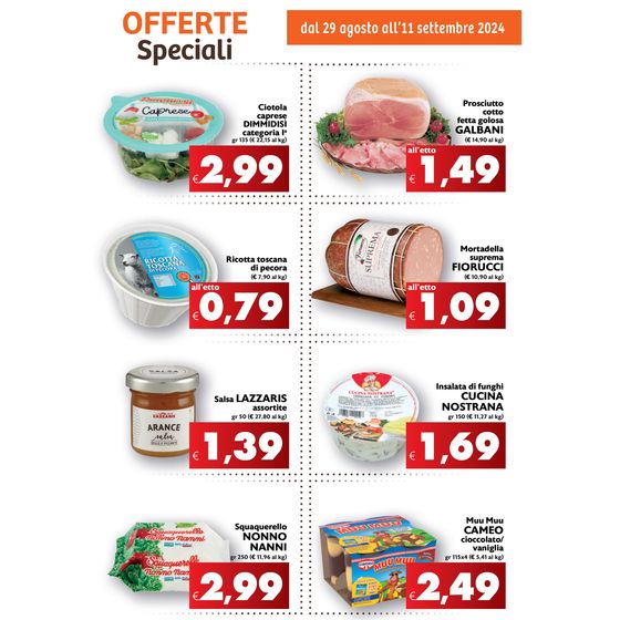 Volantino Eurospesa a Scorzè | Offerte Speciali | 29/8/2024 - 11/9/2024