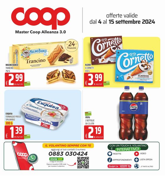 Volantino Coop a Bari | Offerte valide dal 4 al 15 settembre 2024 | 4/9/2024 - 15/9/2024