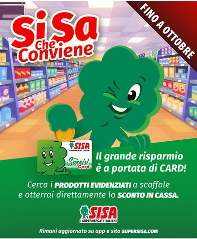 Volantino Sisa | Sconti piÃ¹ | 2/9/2024 - 27/10/2024