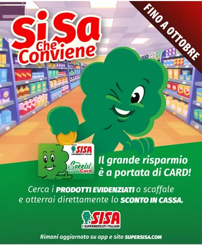 Volantino Sisa a Messina | Sconti più | 2/9/2024 - 27/10/2024