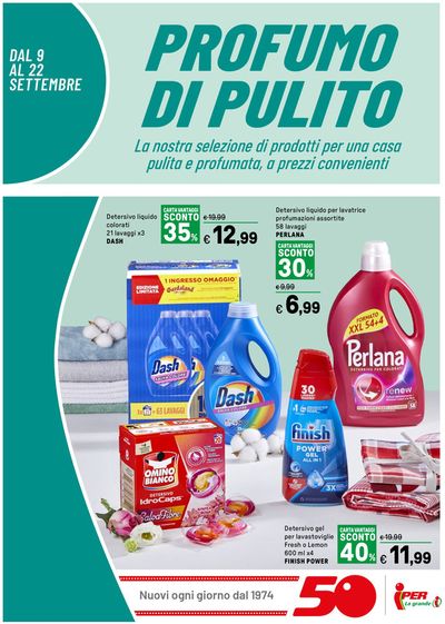 Offerte di Cura casa e corpo a Ponzano Veneto | Profumo di pulito in Iper La grande i | 9/9/2024 - 22/9/2024