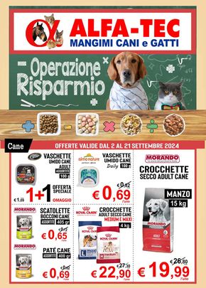 Offerte di Animali a Castagneto Carducci | Operazione risparmio in Alfa Tec | 2/9/2024 - 21/9/2024