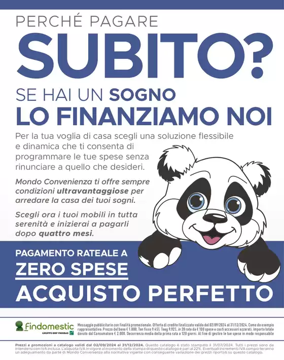 Volantino Mondo Convenienza a Catania | Il meglio al miglior prezzo | 2/9/2024 - 31/12/2024