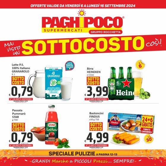 Volantino PaghiPoco a Siracusa | Sottocosto | 6/9/2024 - 16/9/2024