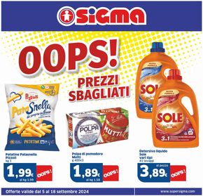 Offerte di Estate a Verano Brianza | Oops prezzi sbagliati , Sigma in Sigma | 5/9/2024 - 18/9/2024