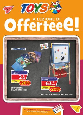 Offerte di Infanzia e giochi a Muggia | A lezione di offerte in Toys Center | 2/9/2024 - 29/9/2024