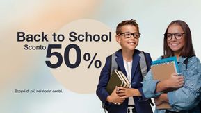 Offerte di Back to school a Varese | Sconti fino al 50% in Spaccio Occhiali Vision | 3/9/2024 - 30/9/2024