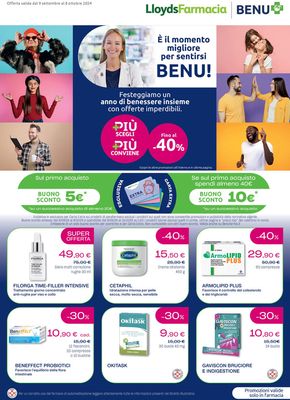 Offerte di Salute e Benessere a Laterina Pergine Valdarno | È il momento migliore per sentirsi BENU! in Lloyds Farmacia/BENU | 9/9/2024 - 8/10/2024