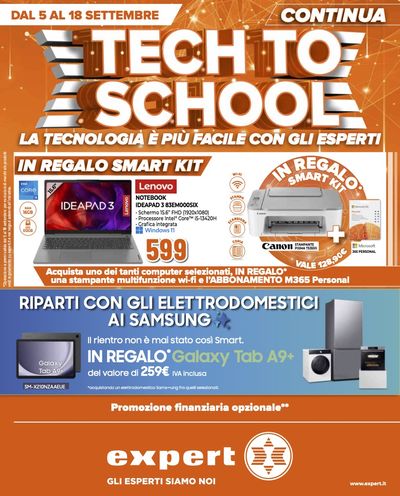 Volantino Expert a Monticiano | Continua Tech to School! | 5/9/2024 - 18/9/2024