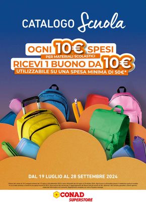 Offerte di Back to school a Torri di Quartesolo | Catalogo scuola in Conad Superstore | 19/7/2024 - 28/9/2024