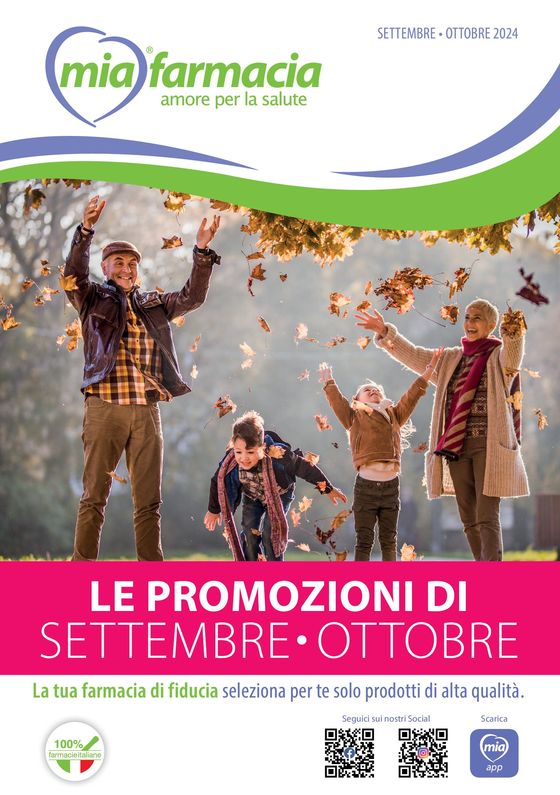 Volantino Mia Farmacia a Pieve Al Toppo | Le promozioni di Settembre-Ottobre | 6/9/2024 - 31/10/2024