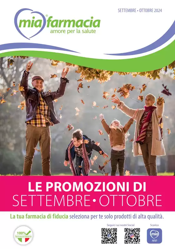 Volantino Mia Farmacia a San Giovanni Valdarno | Le promozioni di Settembre-Ottobre | 6/9/2024 - 31/10/2024