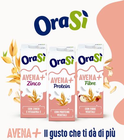 Offerte di Novità a Pedaso | Avena+ in OraSì | 12/9/2024 - 3/10/2024