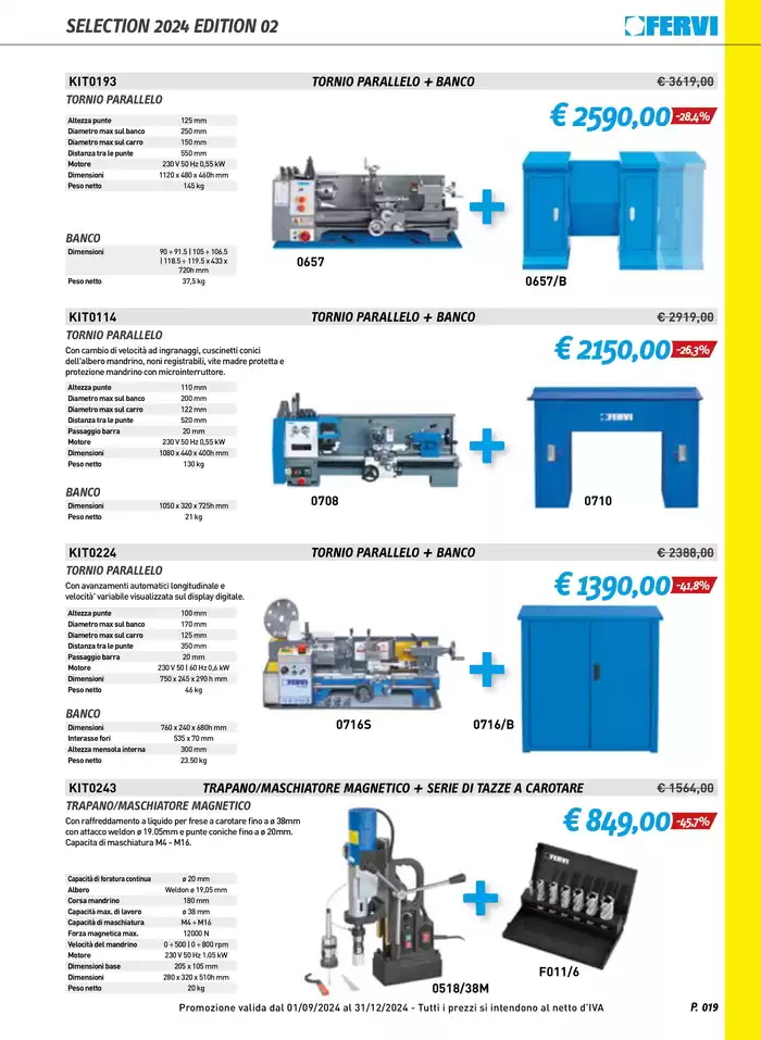 Volantino Fervi | Selection 2024 | 9/9/2024 - 31/12/2024