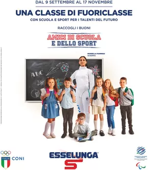 Volantino Esselunga a Roma | Back To School - 1° Appuntamento | 9/9/2024 - 17/11/2024