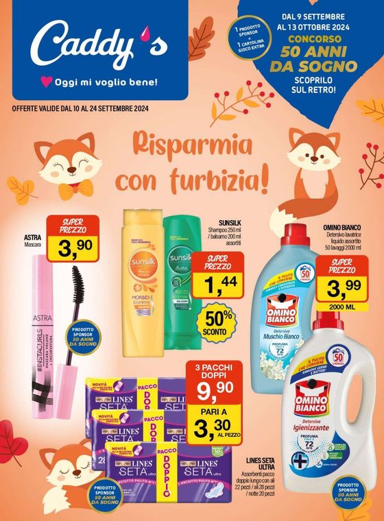 Volantino Caddy's a Sestu | Risparmia con furbizia! | 10/9/2024 - 24/9/2024