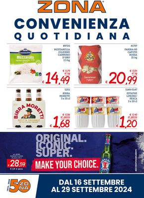 Offerte di Iper e super a Carmignano | Zona - Convenienza Quotidiana in ZONA | 16/9/2024 - 29/9/2024