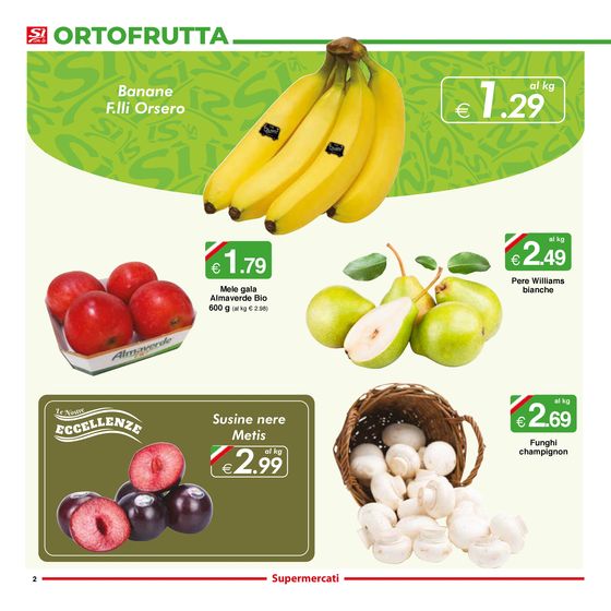 Volantino Si con te supermercati | Sconti dal 25% al 50% | 12/9/2024 - 25/9/2024