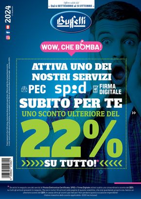 Offerte di Arredamento a Torino | 22% in Buffetti | 10/9/2024 - 31/10/2024