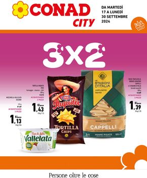 Offerte di Iper e super a Pieve del Grappa | 3x2 in Conad City | 17/9/2024 - 30/9/2024