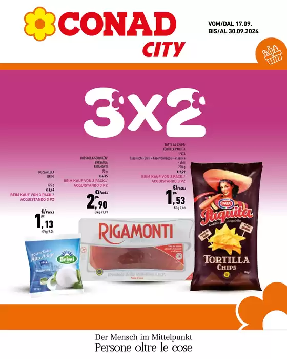 Volantino Conad City a Badia | 3x2 | 17/9/2024 - 30/9/2024