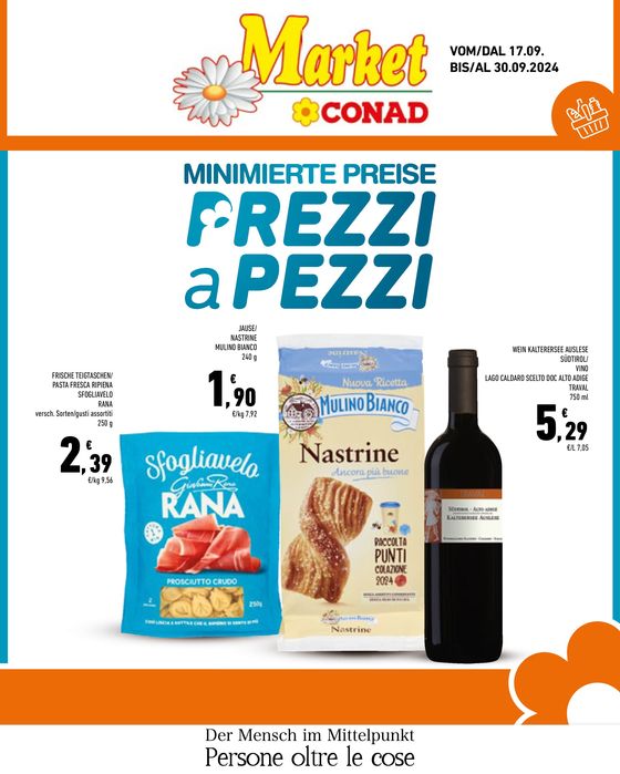 Volantino Conad City a Curon Venosta | Prezzi a pezzi  | 17/9/2024 - 30/9/2024