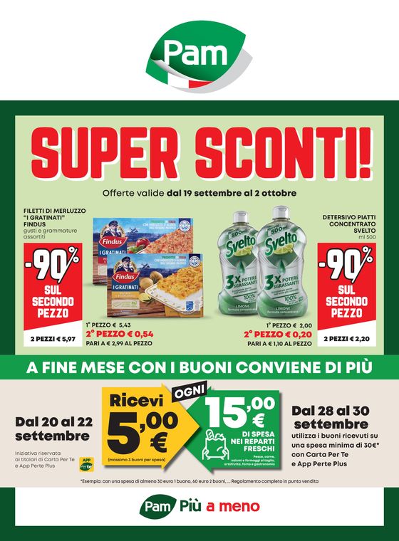 Volantino Pam | Super sconti | 19/9/2024 - 2/10/2024